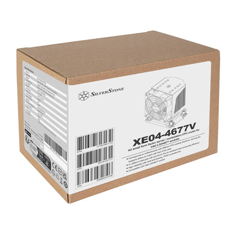 Chłodnica procesora Silverstone SST-XE04-4677VB (czarna, 4-pinowe złącze wentylatora PWM)