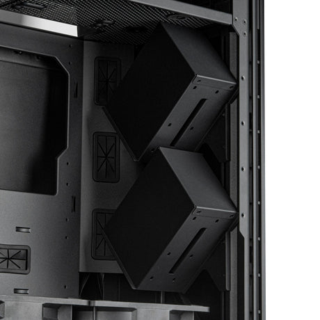 Obudowa typu big tower Silverstone alta f2 (czarna | 4x USB-A | 1x USB-C | szkło hartowane)