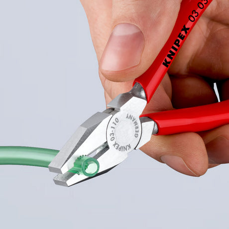 Kombinerki Knipex mini Szczypce uniwersalne (czerwone)