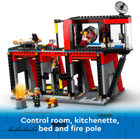 Lego City Remiza strażacka i wóz strażacki - 60414