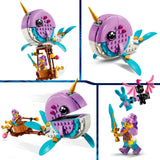 Lego dreamzzz - zabawka konstrukcyjna balonu narwala na ogrzane powietrze Izzie (71472)