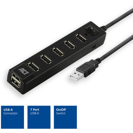 Koncentrator USB Act ac6215 czarny