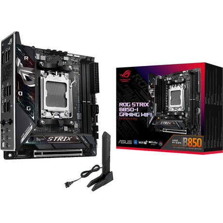Płyta główna Asus ROG Strix B850-I Gaming Wi-Fi Socket AM5 (2,5 GB-LAN, Wi-Fi 7, BT, dźwięk, Mini-ITX)