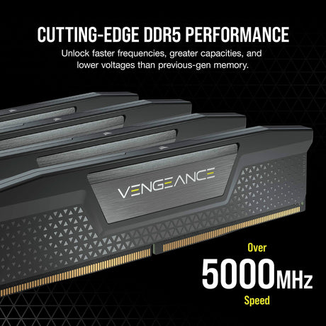 Corsair Vengeance 32 GB DDR5-6000 (2x 16 GB) RAM (czarny, cmk32gx5m2b6000c38, xmp 3.0)