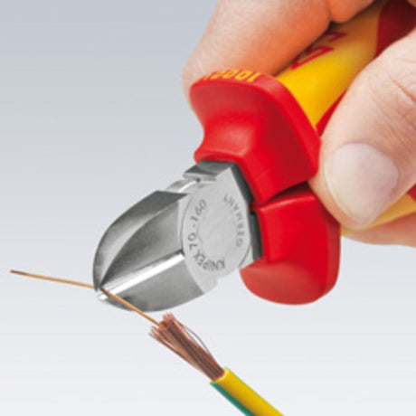 Szczypce boczne Knipex 70 06 180 szczypce tnące (żółte)