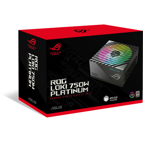 Modułowy zasilacz Asus ROG Loki SFX-L Platinum 750 W (czarny, 1x 12V-2x6, 3x PCIe)