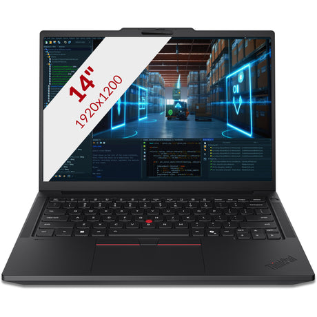 Lenovo thinkpad p14s gen 7 amd (21x00014mh) 14 copilot+ laptop (zwart | ryzen ai 9 hx pro 470hx | radeon 890m | 48 gb | 1 tb ssd | touch)