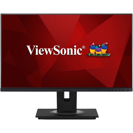 Monitor Viewsonic vg2448a-2 24 (czarny (matowy) srebrny, 1x HDMI, 1x port wyświetlacza, USB-C, USB-A, dźwięk, 100 Hz)