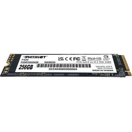 Patriot p320 256 GB SSD (PCIe 3.0 x4, NVME 1.3, M.2 2280)
