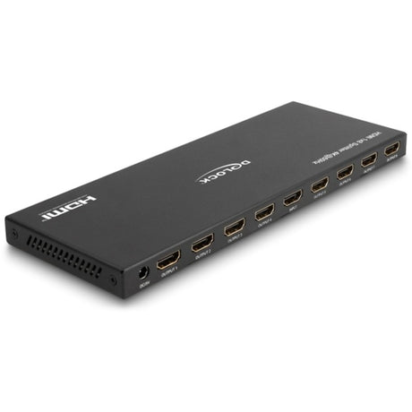 Delock Rozgałęźnik HDMI 1x wejście HDMI > 8x wyjście HDMI, 4k 60 Hz (czarny, ze skalowaniem w dół)