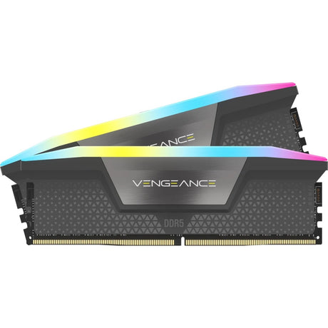 Corsair vengeance rgb 32 gb ddr5-6400 (2x 16 gb) werkgeheugen (zwart, cmh32gx5m2b6400z36, xmp, expo)