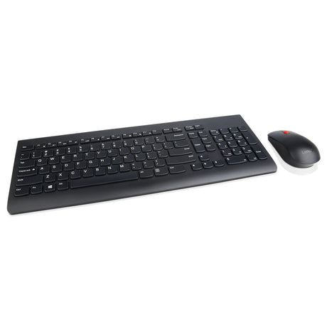 Lenovo 510 wireless combo keyboard mouse desktopset (zwart, us lay-out (qwerty), 100%, 1200 dpi)