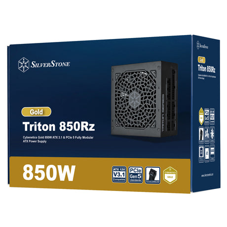 Zasilacz modułowy Silverstone Triton 850rz o mocy 850 W (czarny, 1x 12 V-2x6, 3x pcie)