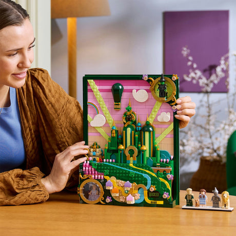 Lego - grafika ścienna ze szmaragdowym miastem - niegodziwy - 75685