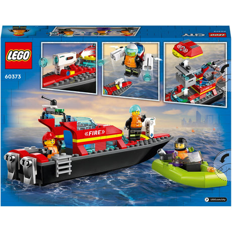 Lego City – strażacka łódź ratunkowa dla dzieci – 60373
