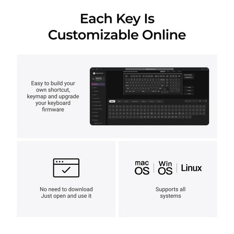 Keychron q5 ultra-m3 8k bezprzewodowa, niestandardowa klawiatura mechaniczna (biała, układ amerykański (qwerty), jedwabny pom brązowy, 96%, rgb, hot swap, 8k, 2,4 ghz | bluetooth 5.2 | usb-c)