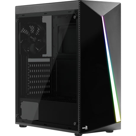Obudowa midi tower Aerocool Shard (czarna | 3x USB-A | RGB | okienko)