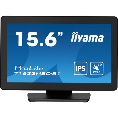 Monitor Iiyama prolite t1633msc-b1 15.6 z ekranem dotykowym (czarny, HDMI, Display Port, 2x USB-A)