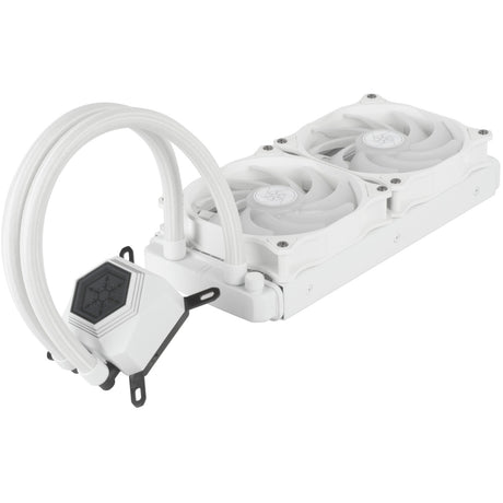 Chłodzenie wodne Silverstone sst-pf240w-argb-v2 (biały, w zestawie kontroler RGB)