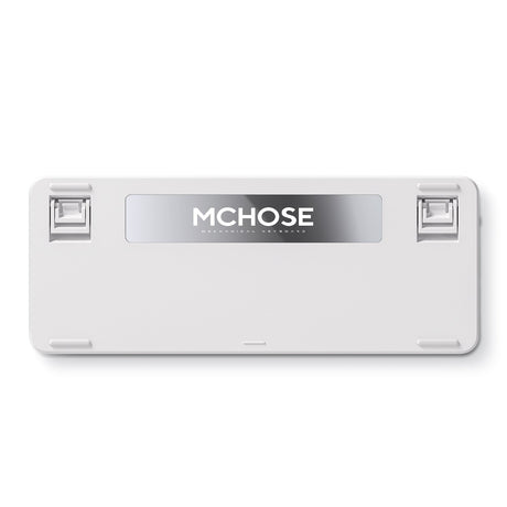 Mchose x75 v2 blue whale sea niestandardowa mechaniczna klawiatura rgb (biała, układ amerykański (qwerty), swk whale sea, 75%, rgb, hot swap, double-shot pbt, bezprzewodowa | bluetooth | usb-c)
