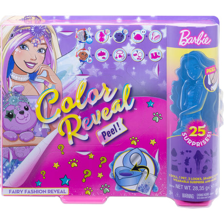 Barbie ujawnia kolory - lalka wróżka w stylu fantasy