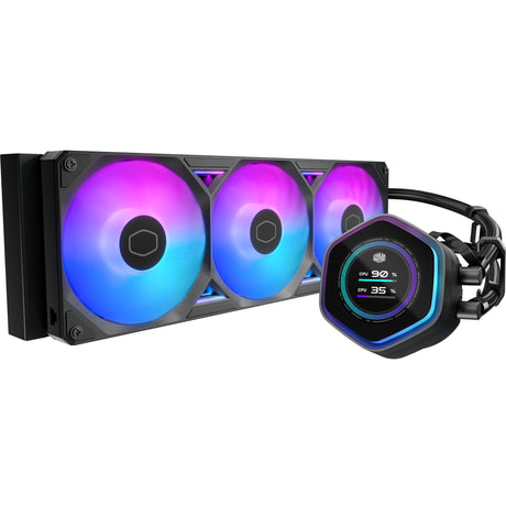 Cooler Master MasterLiquid 360 Atmos II LCD ARGB Chłodzenie wodne (czarne)