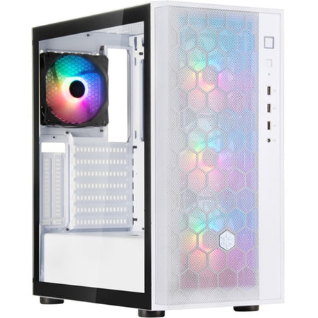 Obudowa midi tower Silverstone fara r1 pro v2 (biała | 3x USB-A | szkło hartowane)