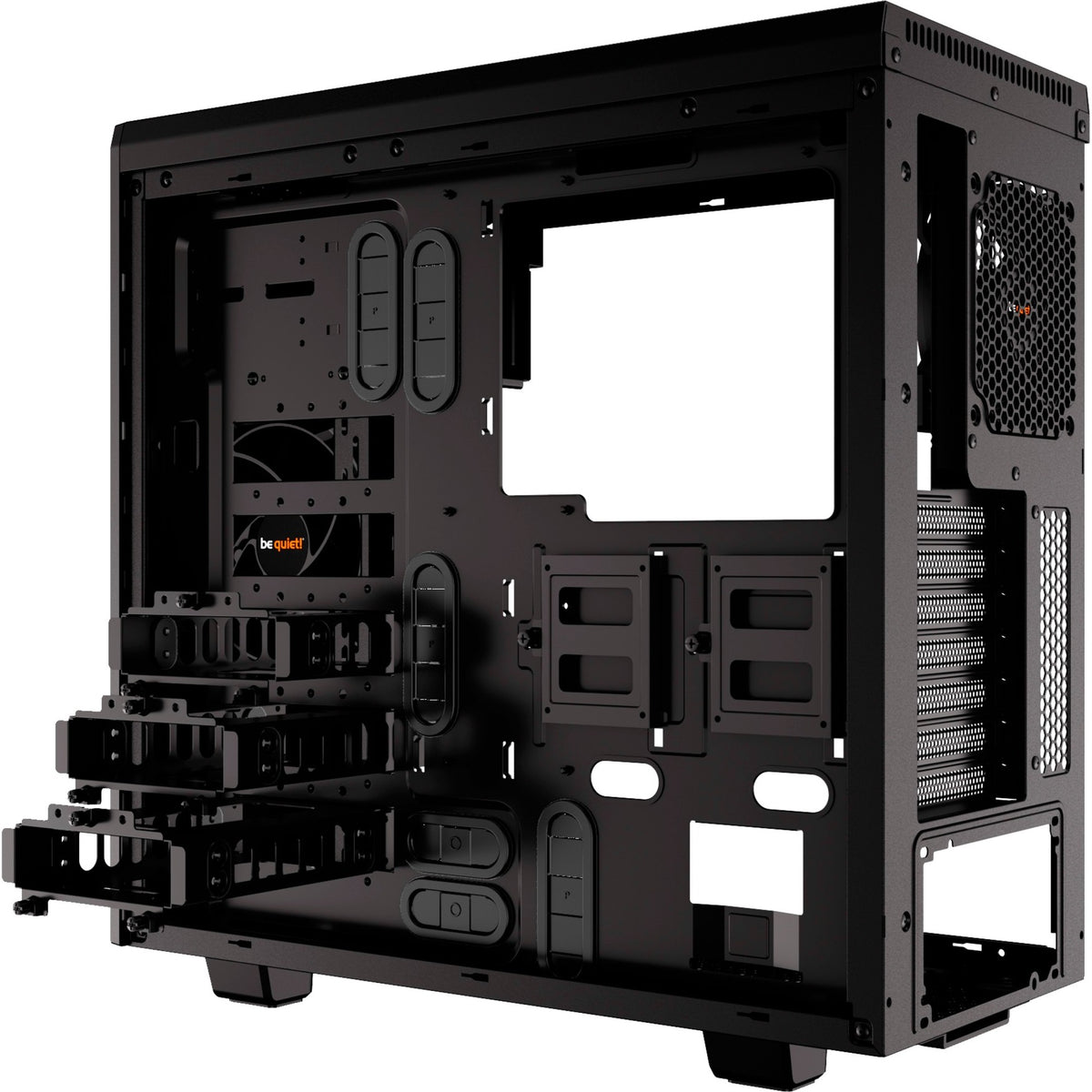Bądź cicho! Obudowa midi tower pure base 600 window (czarna | 2x USB-A | szkło hartowane)
