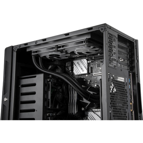 Obudowa mini tower Silverstone CS382 (czarna | 2x USB-A | 1x USB-C)