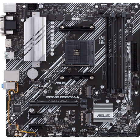 Płyta główna Asus Prime B550M-A z gniazdem AM4 (RAID, GB-LAN, dźwięk, µATX)