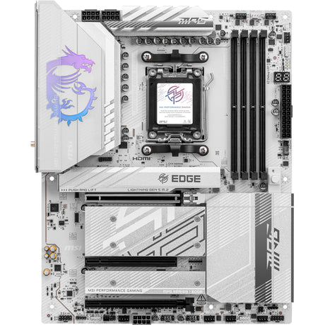 Płyta główna MSI MPG B850 Edge Ti WiFi z gniazdem AM5 (RAID, 5 GB-LAN, WiFi 7, BT, dźwięk, ATX)