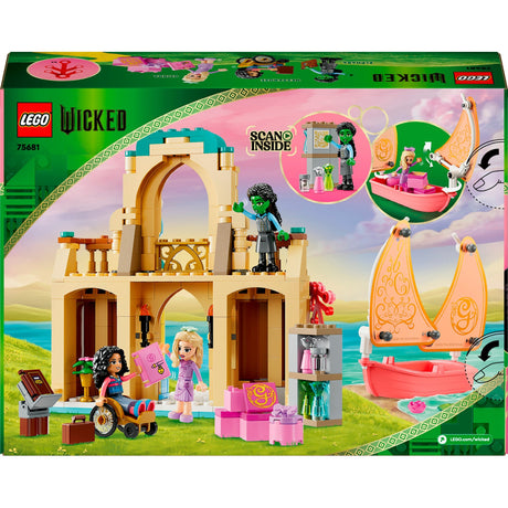Lego niegodziwe - glinda, elphaba i nessarose na Uniwersytecie Shiz zabawki konstrukcyjne (75681)