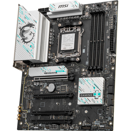 Płyta główna MSI B850 Gaming Plus WiFi z gniazdem AM5 (RAID, 5 GB-LAN, WiFi 7, BT, dźwięk, ATX)