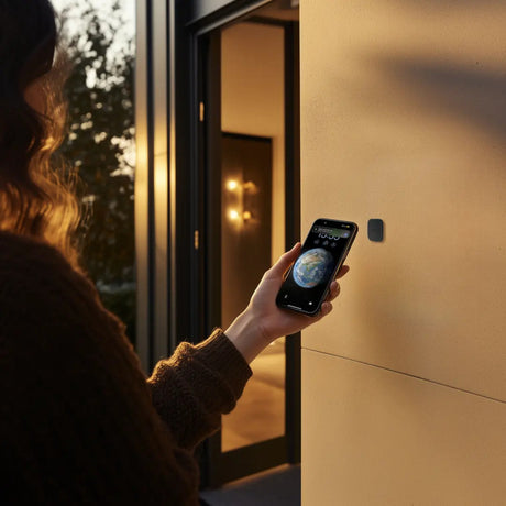 Elektroniczny zamek do drzwi Aqara inteligentny zamek u200 lite (czarny, materia przez gwint, bluetooth 5.1, nfc)