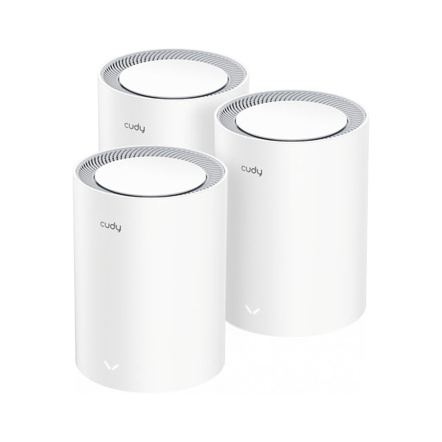 Cudy ax3000 2,5g mesh Wi-Fi 6 system (3 sztuki) router mesh (biały)