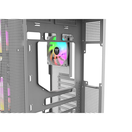 Obudowa Thermaltake View 380 XL WS ARGB MIDI Tower (biały kolor drewna | 2x USB-A | 1x USB-C | RGB | szkło hartowane)