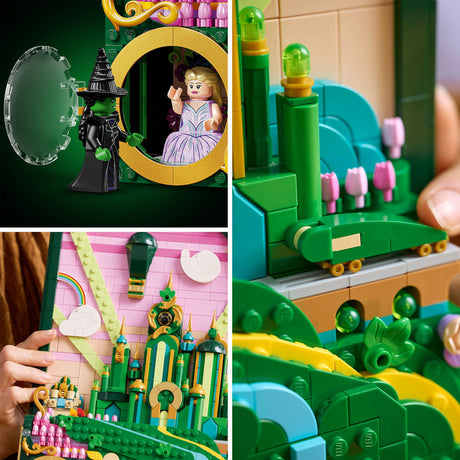 Lego - grafika ścienna ze szmaragdowym miastem - niegodziwy - 75685
