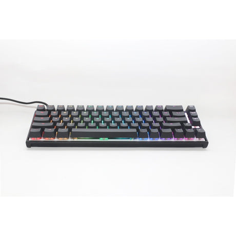 Klawiatura mechaniczna Ducky mecha pro sf rgb (czarna, układ us (qwerty), wiśniowy mx brązowy, 65%, diody rgb, pbt double-shot)