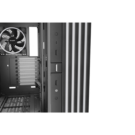 Bądź cicho! podstawa świetlna 900 dx obudowa typu big tower (czarna | 2x USB-A | 1x USB-C | RGB | okienko)
