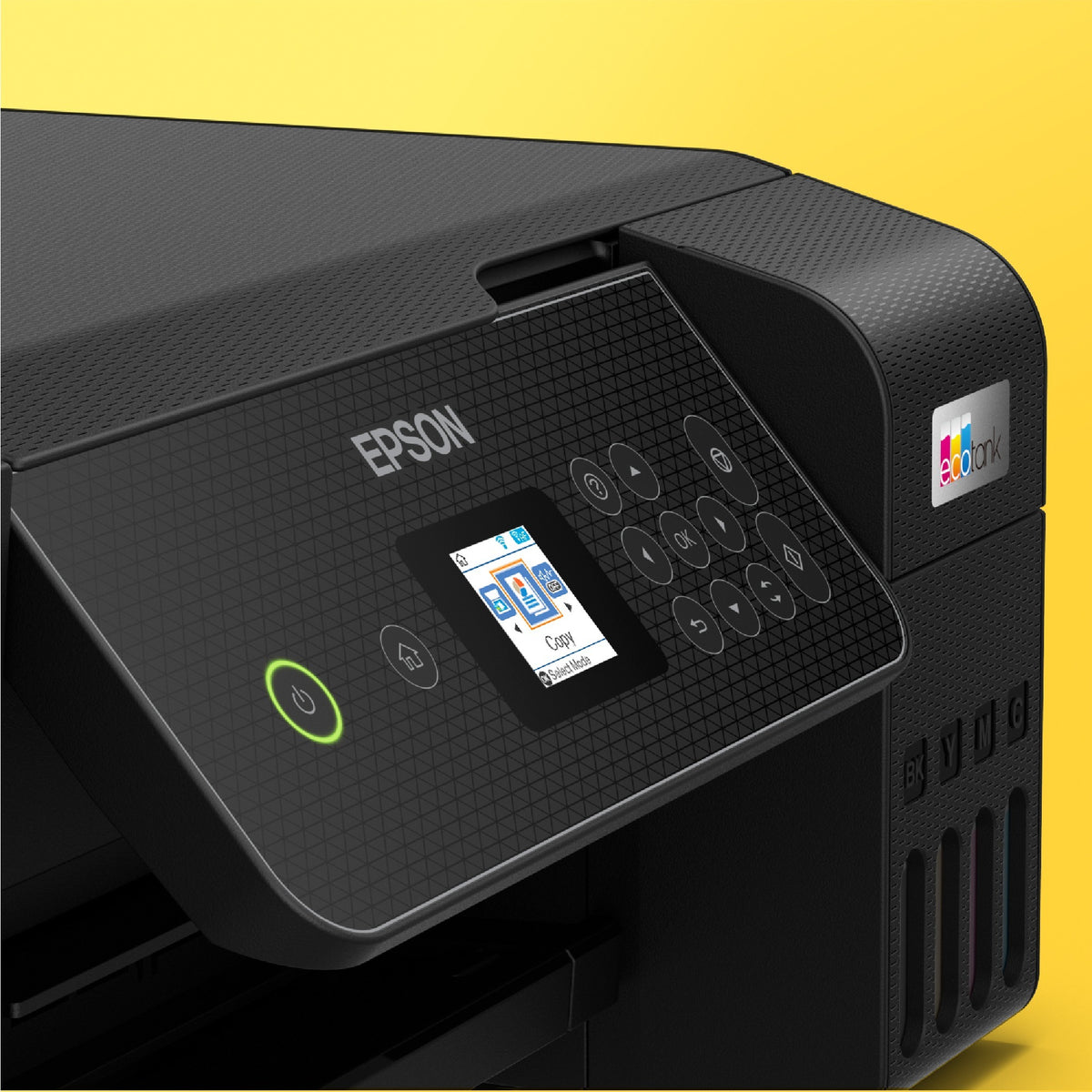 Wielofunkcyjna drukarka Wi-Fi Epson Ecotank ET-2870 A4 ze zbiornikiem atramentu Uniwersalna drukarka atramentowa (czarna, skanowanie, kopiowanie, zapas atramentu na okres do 3 lat)