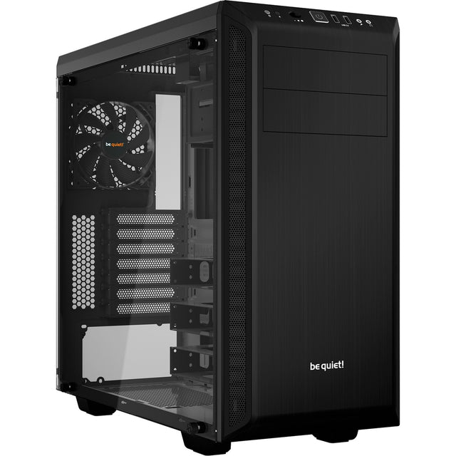 Bądź cicho! Obudowa midi tower pure base 600 window (czarna | 2x USB-A | szkło hartowane)