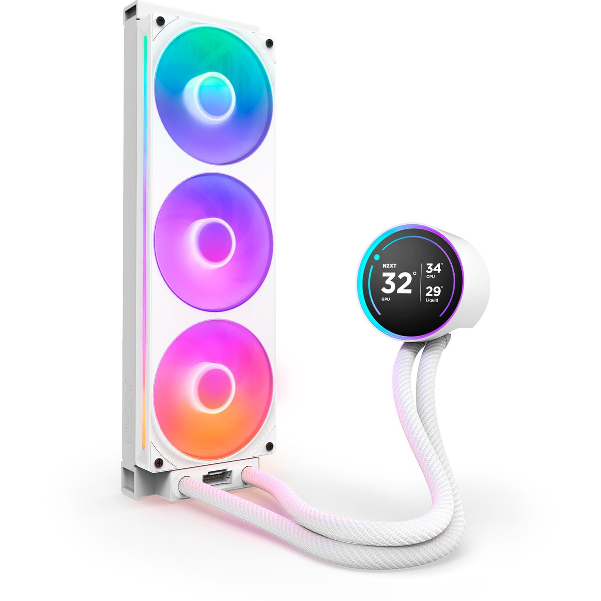 Chłodzenie wodne NZXT Kraken Elite 360 RGB (białe)