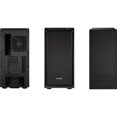Bądź cicho! obudowa midi tower pure base 600 (czarna | 2x USB-A)