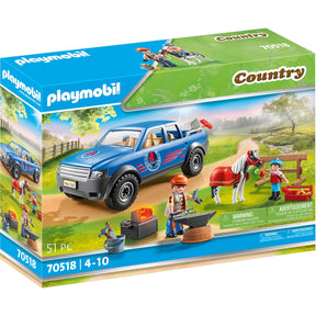 Playmobil Country - mobilna zabawka konstrukcyjna kowala (70518)