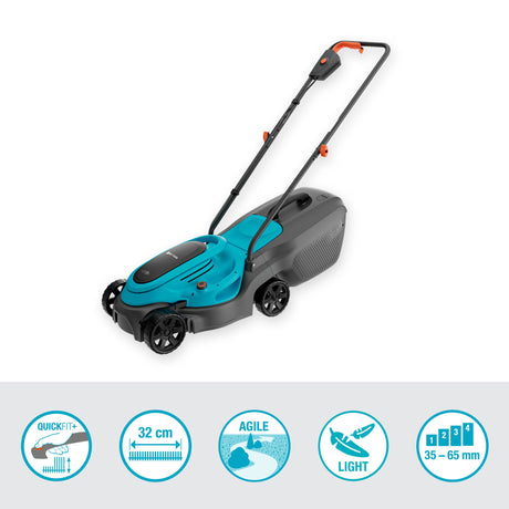 Kosiarka Gardena easymax 32 18v p4a zestaw 4.0