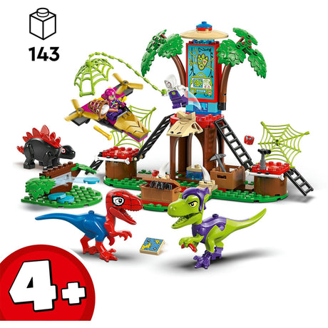 Lego Spidey 11200 Bitwa raptorów Pająka i Babki w domku na drzewie