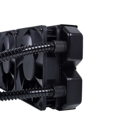 Chłodzenie wodne Alphacool eisbaer 360 (czarne, 4-pinowe złącze wentylatora pwm)