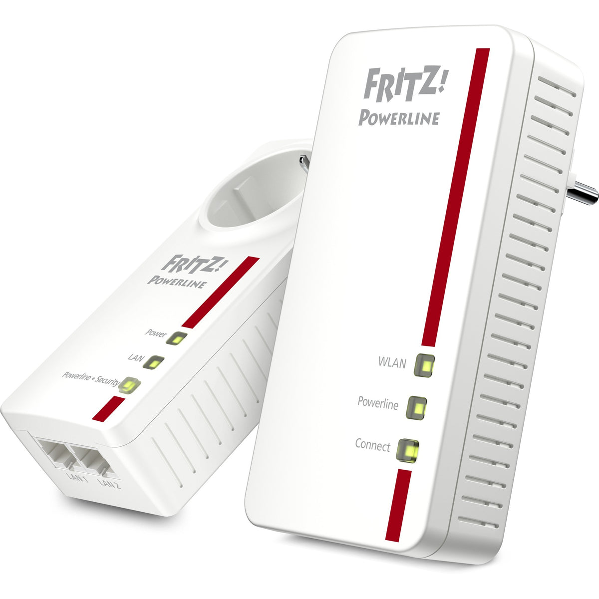 Fritz! powerline 1260e zestaw WLAN międzynarodowy Powerline + WLAN (biały, siatka Wi-Fi)