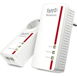 Fritz! powerline 1260e zestaw WLAN międzynarodowy Powerline + WLAN (biały, siatka Wi-Fi)