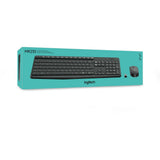Bezprzewodowy zestaw stacjonarny Logitech mk235 (czarny, układ US-International (QWERTY))